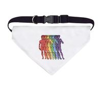 Azeeda Large 'Rainbow Statue Of David' Dog/Cat/Pet Bandana (PD00083160)