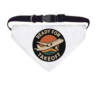 Azeeda Large 'Ready For Takeoff' Dog/Cat/Pet Bandana (PD00068992)