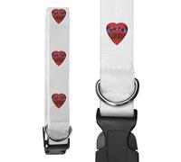 Azeeda Large 'Red Heart With 'Love Me!' Text' Dog Collar (PR00073426)