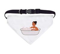 Azeeda Large 'Relaxing Bubble Bath' Dog/Cat/Pet Bandana (PD00073858)