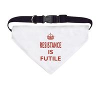 Azeeda Large 'Resistance Is Futile' Dog/Cat/Pet Bandana (PD00080624)