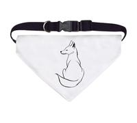 Azeeda Large 'Resting Fox' Dog/Cat/Pet Bandana (PD00076544)