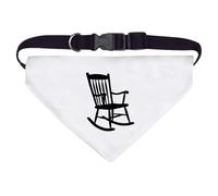 Azeeda Large 'Rocking Chair Silhouette ' Dog/Cat/Pet Bandana (PD00082032)