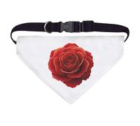 Azeeda Large 'Rose Top View' Dog/Cat/Pet Bandana (PD00074448)