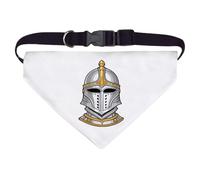 Azeeda Large 'Royal Knight Helmet' Dog/Cat/Pet Bandana (PD00078916)