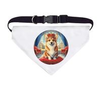 Azeeda Large 'Royal Welsh Corgi' Dog/Cat/Pet Bandana (PD00069444)