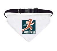 Azeeda Large 'Run Free Runner' Dog/Cat/Pet Bandana (PD00068204)