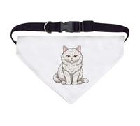 Azeeda Large 'Selkirk Rex Cat' Dog/Cat/Pet Bandana (PD00078278)