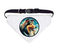 Azeeda Large 'Shetland Sheepdog Portrait' Dog/Cat/Pet Bandana (PD00071912)
