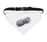 Azeeda Large 'Single Pineapple' Dog/Cat/Pet Bandana (PD00071092)
