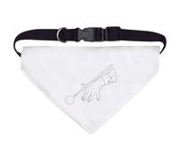 Azeeda Large 'Snooker Player Hand' Dog/Cat/Pet Bandana (PD00066902)