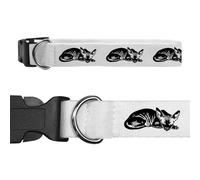 Azeeda Large 'Sphynx Cat Sleeping' Dog Collar (PR00071970)