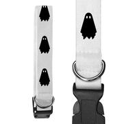 Azeeda Large 'Spooky Sheet Ghost' Dog Collar (PR00072532)