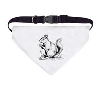 Azeeda Large 'Squirrel Standing on Rock' Dog/Cat/Pet Bandana (PD00066218)