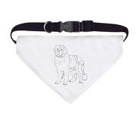 Azeeda Large 'St Bernard Dog Standing' Dog/Cat/Pet Bandana (PD00067150)