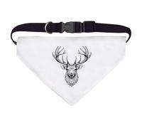 Azeeda Large 'Stag Head' Dog/Cat/Pet Bandana (PD00077638)
