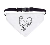 Azeeda Large 'Standing Rooster' Dog/Cat/Pet Bandana (PD00068762)