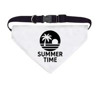 Azeeda Large 'Summer Time' Dog/Cat/Pet Bandana (PD00071168)
