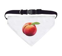 Azeeda Large 'Sweet Peach Fruit' Dog/Cat/Pet Bandana (PD00066920)