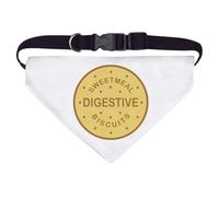 Azeeda Large 'Sweetmeal Digestive Biscuit' Dog/Cat/Pet Bandana (PD00081276)