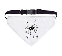 Azeeda Large 'The Melodious Spider' Dog/Cat/Pet Bandana (PD00084144)