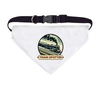 Azeeda Large 'Train Spotter Emblem' Dog/Cat/Pet Bandana (PD00075114)
