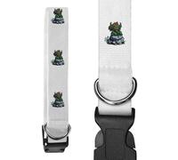 Azeeda Large 'Troll on Rock' Dog Collar (PR00082102)