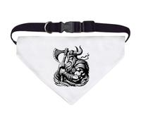 Azeeda Large 'Viking Warrior With Battle Axe' Dog/Cat/Pet Bandana (PD00069642)