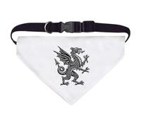 Azeeda Large 'Vintage Dragon' Dog/Cat/Pet Bandana (PD00073898)