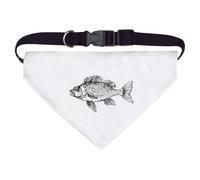 Azeeda Large 'Vintage Fish Side View' Dog/Cat/Pet Bandana (PD00066196)