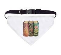 Azeeda Large 'Vintage Floral Books' Dog/Cat/Pet Bandana (PD00069150)