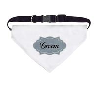 Azeeda Large 'Vintage Groom' Dog/Cat/Pet Bandana (PD00072084)