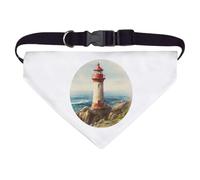 Azeeda Large 'Vintage Lighthouse' Dog/Cat/Pet Bandana (PD00072368)