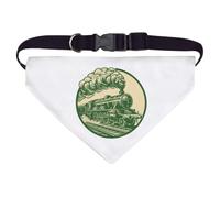 Azeeda Large 'Vintage Steam Engine' Dog/Cat/Pet Bandana (PD00075118)