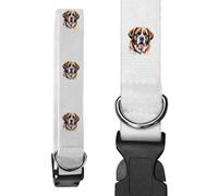 Azeeda Large 'Watercolour Style Saint Bernard' Dog Collar (PR00083676)