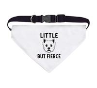 Azeeda Large 'Westie Little But Fierce' Dog/Cat/Pet Bandana (PD00069050)
