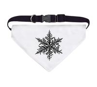 Azeeda Large 'Winter Snowflake' Dog/Cat/Pet Bandana (PD00073724)
