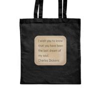 Azeeda 'Last Dream Of My Soul' Classic Black Tote Shopper Bag (ZB00026204)