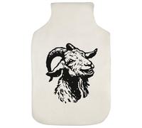 Azeeda 'Laughing Goat' Hot Water Bottle Cover (HW00048297)