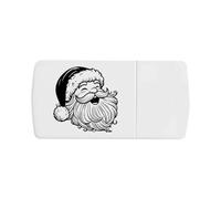Azeeda 'Laughing Santa Claus' Pill Box with Tablet Splitter (PI00038896)