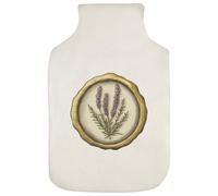 Azeeda 'Lavender Flowers Seal' Hot Water Bottle Cover (HW00045002)