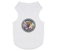 Azeeda 'Lavender Garden Fairy' Pet Dog/Cat T-Shirt, S (PT00160337)