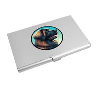 Azeeda 'Leonberger Dog Portrait' Business Card Holder/Credit Card Wallet (CH00050381)