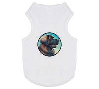 Azeeda 'Leonberger Dog Portrait' Pet Dog/Cat T-Shirt, M (PT00166838)