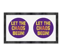 Azeeda 'Let The Chaos Begin!' Pet Feeding Mat (PM00033001)