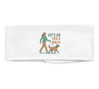 Azeeda 'Lets Go For A Walk Dog' Beauty Head Band/Hair Band (HB00040085)