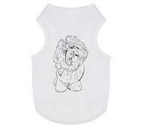 Azeeda 'Lhasa Apso Dog' Pet Dog/Cat T-Shirt, M (PT00166646)