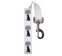 Azeeda 'Life is Better With A Dog Text' Dog Lead/Leash (DL00029908)