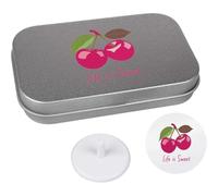 Azeeda 'Life is Sweet Cherries ' Golf Markers Gift Set (GO00084337)