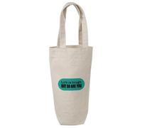 Azeeda 'Life Is Tough' Cotton Wine Bottle Gift/Travel Bag (BL00050285)